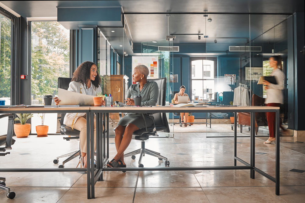 Office Space with Natural Light | Featured Image for the Commercial Office Space Design Blog by Tribella Group.